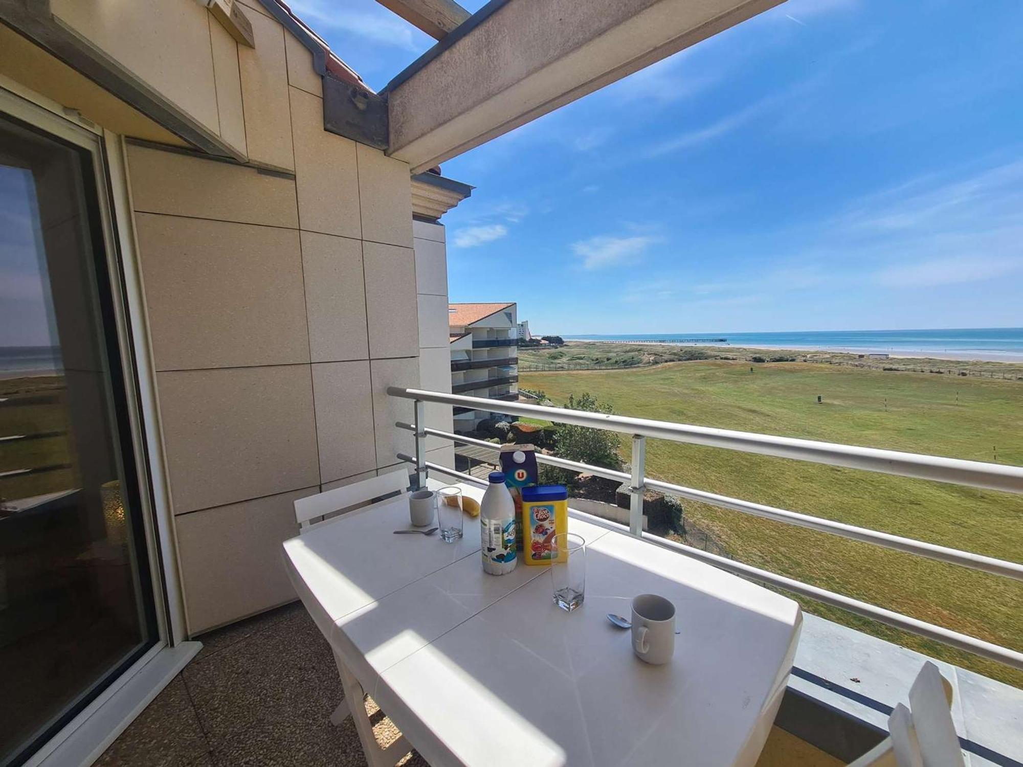 Appartement 2 Pieces/Cabine, Piscine, Parking, Bord De Mer - Saint Jean De Monts - Fr-1-224C-81 Екстер'єр фото