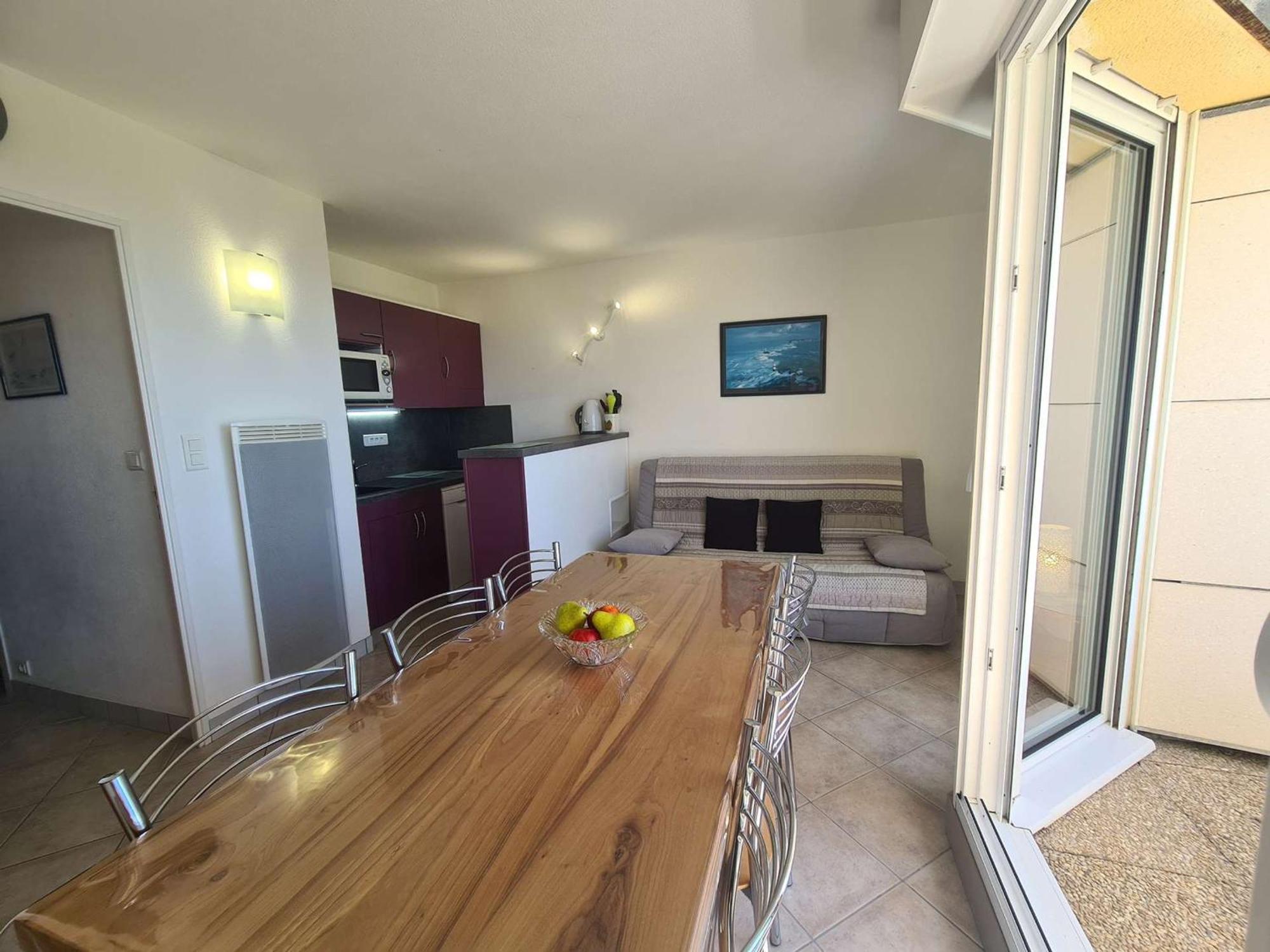 Appartement 2 Pieces/Cabine, Piscine, Parking, Bord De Mer - Saint Jean De Monts - Fr-1-224C-81 Екстер'єр фото